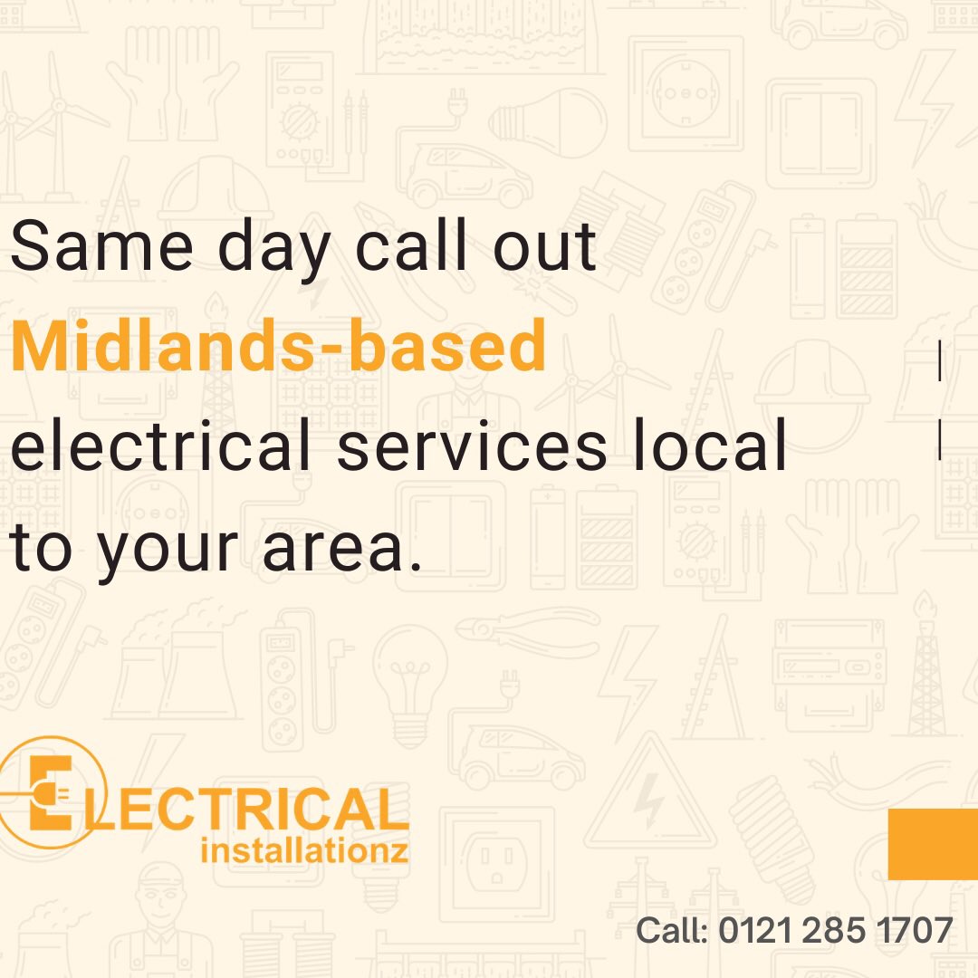 Proud West Midlands based Electrical Emergency Call out at your service ⚡️ #Birmingham #WestMidlands