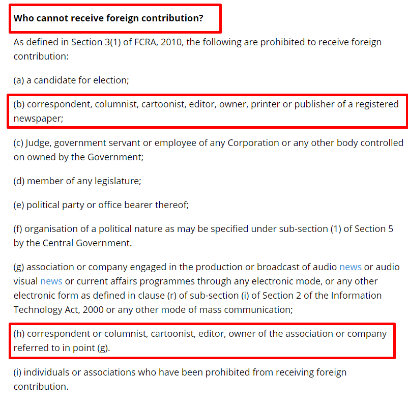 ++ As per FCRA, a journalist can't collect foreign funding in India! How is this happening here then? How can one ensure its not money laundering/ hawala/ sources of the donor (when there is an option to remain 'anonymous'!)  @ketto care to clarify this?