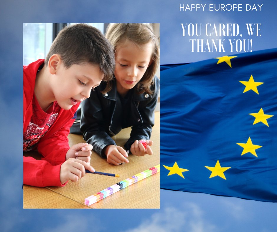 Happy #EuropeDay2021★
Donations are not only help, they are the impact that creates change in a community. We are grateful to all European donors for their continued support in our vision to build and develop new generations in Kosovo. Thank you for being a part of our journey.
