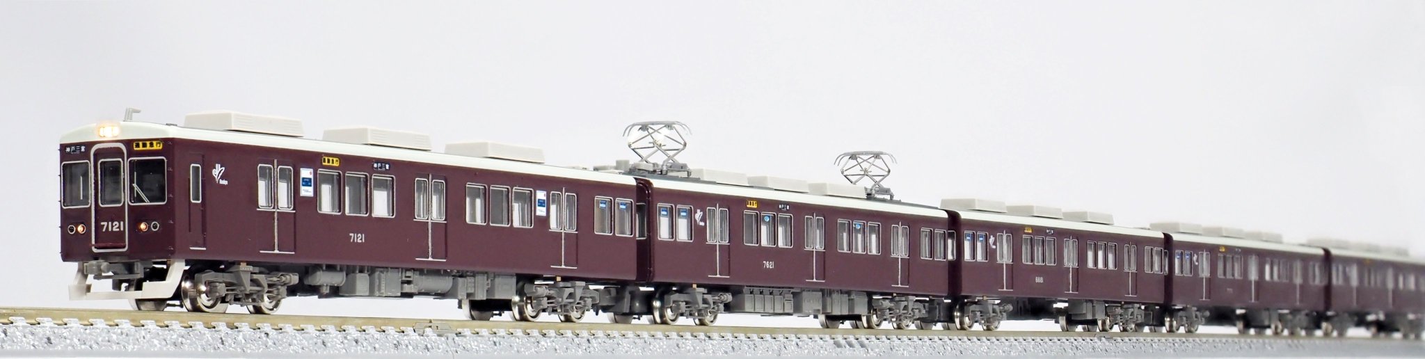 東*ー様 難アリ 加工品 グリーンマックス阪急7000系 7021編成 1部改番 東*ー様 難アリ 加工品 グリーンマックス阪急7000系 7021編成 1