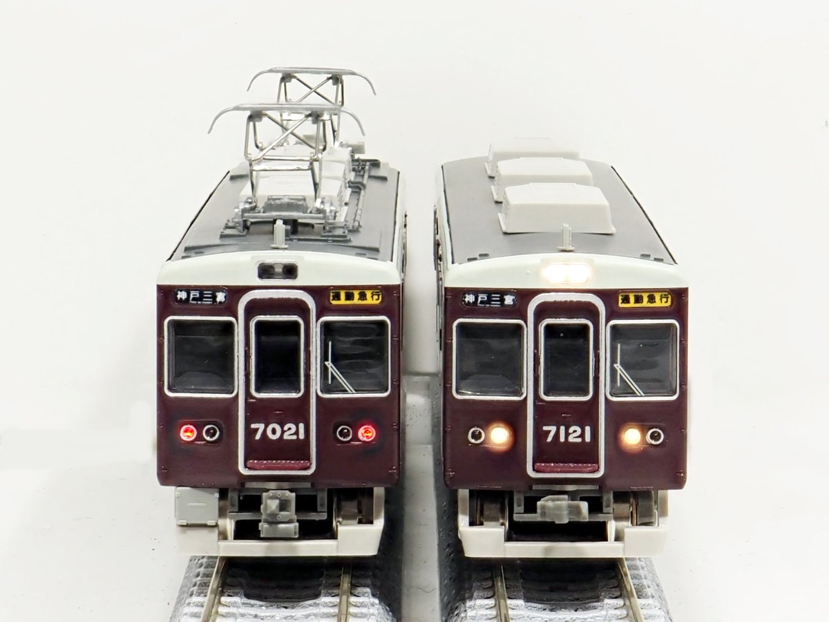 グリーンマックス #阪急7000系（7021編成タイプ・小窓無し）8両編成