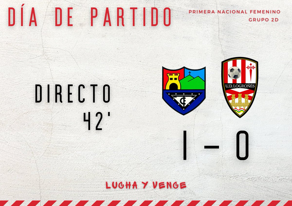 42’⏱ | 𝟭-0 |#TolosaUDLogFem

⚽ Gol del @tolosa_f

<a href="/UDLogrones/">UD Logroñés</a>