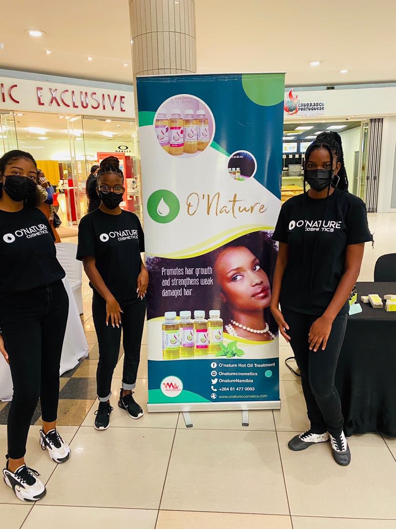 OnatureNamibia's tweet photo. Seen at Wernhil•| O’nature Cosmetics and TST Marketing Team. 

We are at Wernhil today until 15h00. The final day of the Mother’s Day exhibition. Happy Mother’s Day to all Mothers,🙏🏾❤️ #PopByToBuy https://t.co/nrodBF7rv0