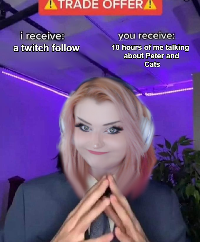 gonna be playing siege until its dark outside and then play (and hopefully finish) Resident Evil 7 since the stories are connected and rabax is holding me at gun point 

twitch.tv/abbieeuw