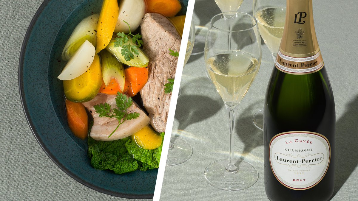 lp_1812's tweet photo. A perfect pairing for a perfect Sunday lunch: root vegetable hot pot, cabbage, Limousin pork shank and Laurent-Perrier La Cuvée.
Photo Credit: Franck Hamel
#LaurentPerrier https://t.co/SQx1aCwa3E