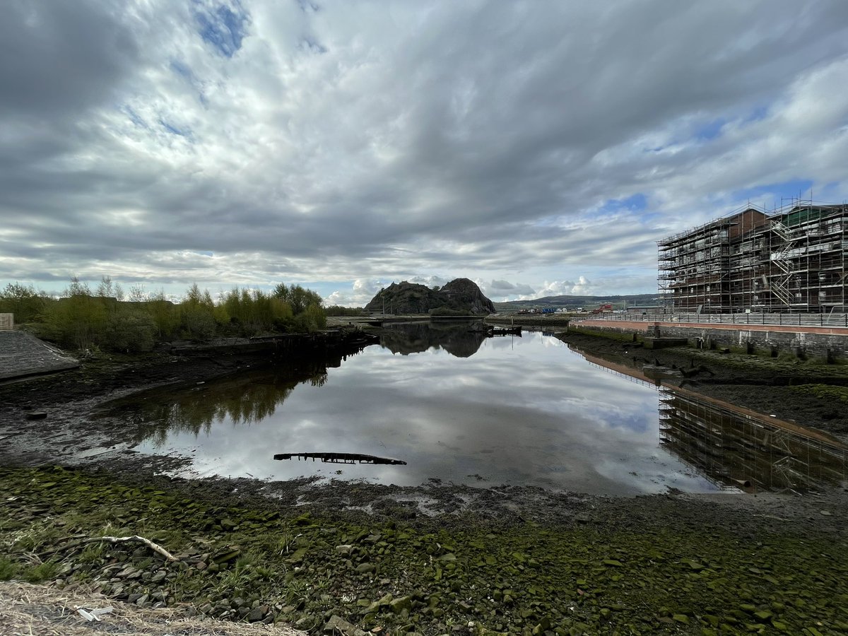 edward_gillin's tweet photo. All that’s left of Denny’s shipyard at Dumbarton, on the Clyde. It was here in 1869, that the Cutty Sark was completed. #clyde #glasgow #dumbarton @CuttySark @CuttySarkLog #cuttysark https://t.co/IvnbUBRzAh