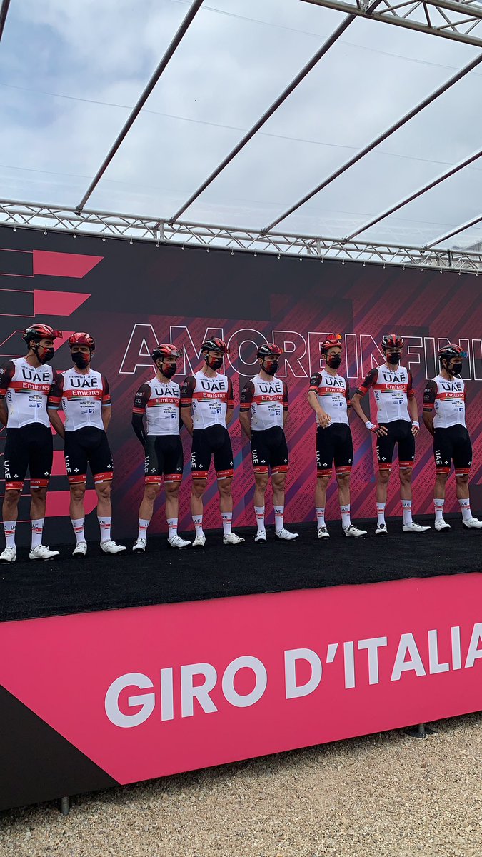 UAETeamEmirates on Twitter "🇮🇹 Giro stage 2 signin ️ Prerace interview ️ Let's race! 