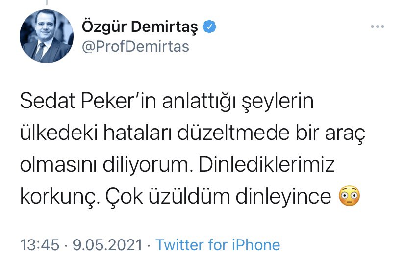 Kürtler, 100 yıldır Sedat Peker’in anlattıklarından çok daha fazlasını anlatıyorlar. Niye duymak istemiyorsunuz Özgür Hocam?! <a href="/ProfDemirtas/">Özgür Demirtaş</a>