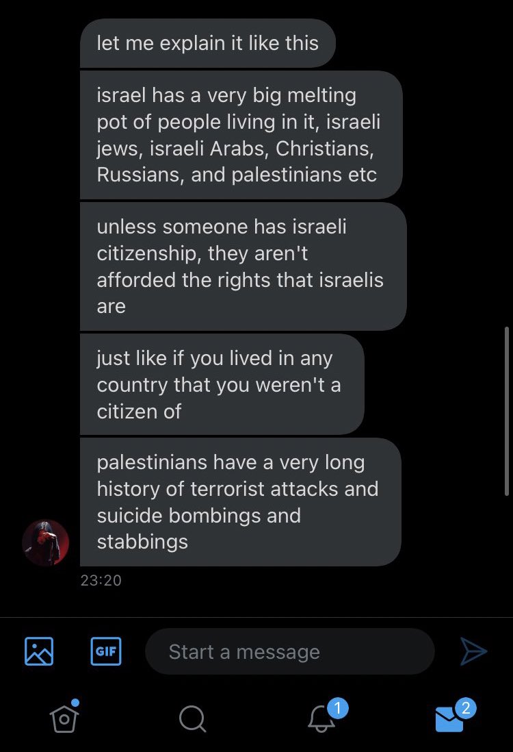 abracadami: no one is seeking harm to Palestinians idk what ur talking abt: *shows a video of Palestinians getting robbed of their homes*abracadami: ok but this is old thoas for the other pictures attached, i have no words, im speechless & disgusted.