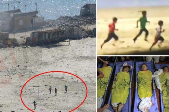 “Palestinian is attacking israel” what did this poor innocent autistic man ever do to israel for him to get shot and killed? what did those kids playing on the beach ever do?