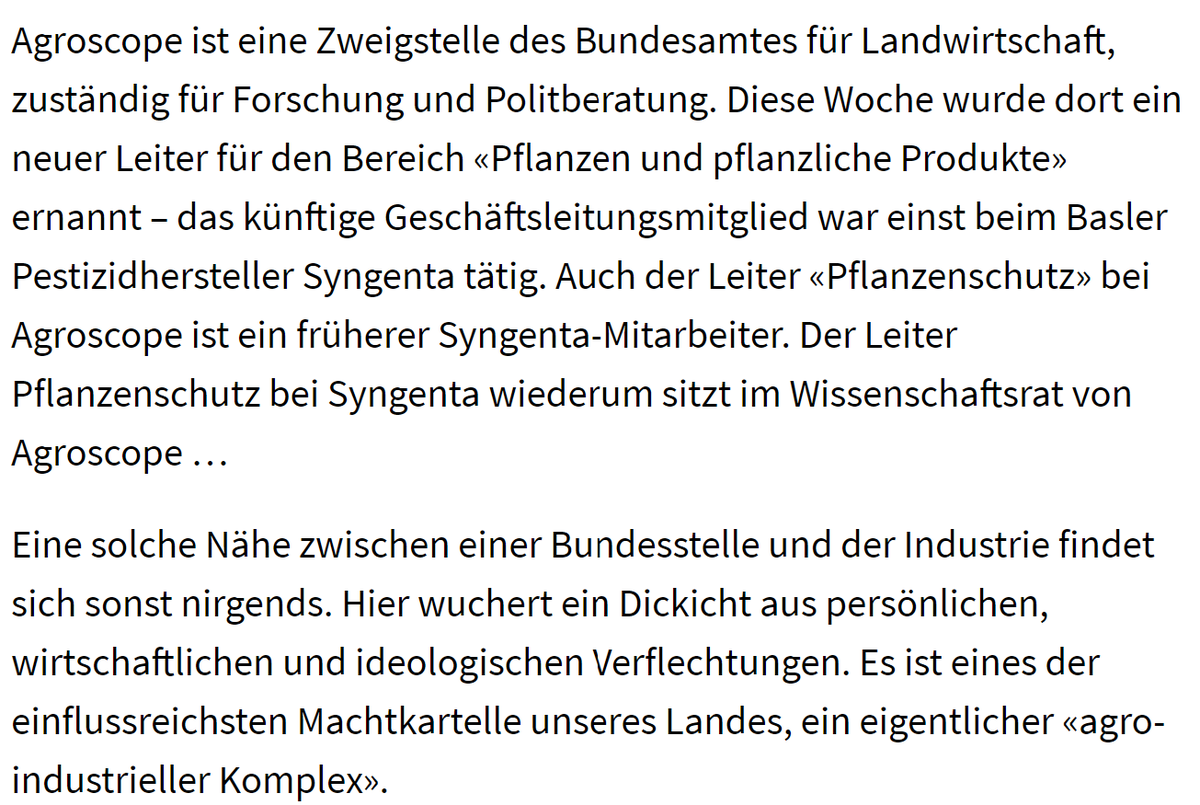 Nur schon deshalb - Ja zu <a href="/Trinkwasser_ch/">Trinkwasserinitiative</a> und @LebenstattGift !

(@gieri_cavelty <a href="/Sonntags_Blick/">SonntagsBlick</a>)
