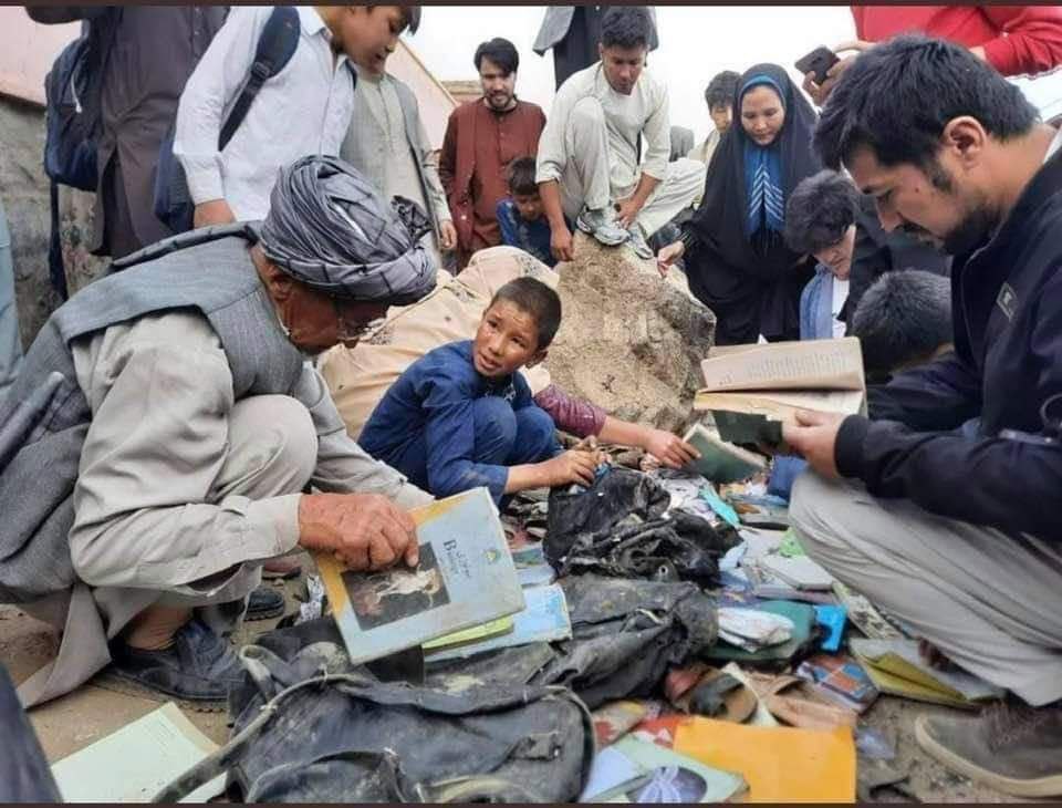 Amazighos's tweet image. Another terrorist attack on Hazara Shia community Tra getting their children in a primary school in Kabul.. This is the holy
#TalibanProject for Peace!  #AfghanistanBleeds
#KabulAttack
@UNICEF