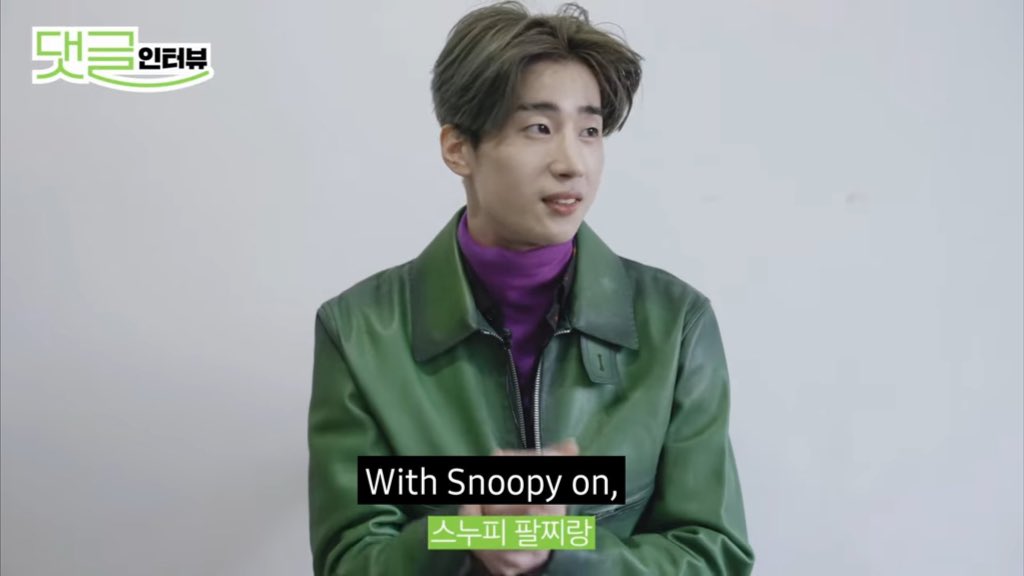 seungwoo’s mom bought him a snoopy bracelet >.< (i’m not sure if it’s this specific one but he used to wear this all time before)