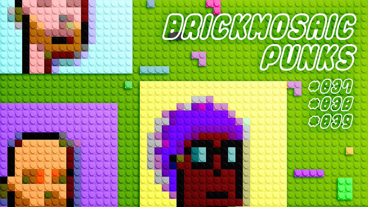 PunksBrick's tweet image. 🔥⚡️ New Drops ⚡️🔥

Dropping at 10 PM CEST @OpenSea
Price: Ξ0.05

037 (OG Punk 7321)
opensea.io/assets/0x495f9…

038 (OG Punk 6208)
opensea.io/assets/0x495f9…

039 (OG Punk 2990)
opensea.io/assets/0x495f9…

#nft #nftcollector #nftcommunity #altpunks #OpenSeaNFT #cryptopunks