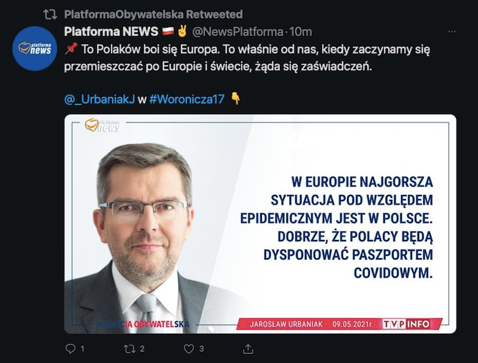 StalowyJez's tweet photo. Urbaniak, Pomaska, w ogóle #Plaforma, jak żywcem wyjęci z filmu o V kolumnie.
"Szczepionki nie są własnością polskiego rządu",
"To Polaków boi się Europa".
Hej Angela, zabieraj te tałatajstwo.
#Woronicza17 #kawanaławę https://t.co/hMewfZnHwQ