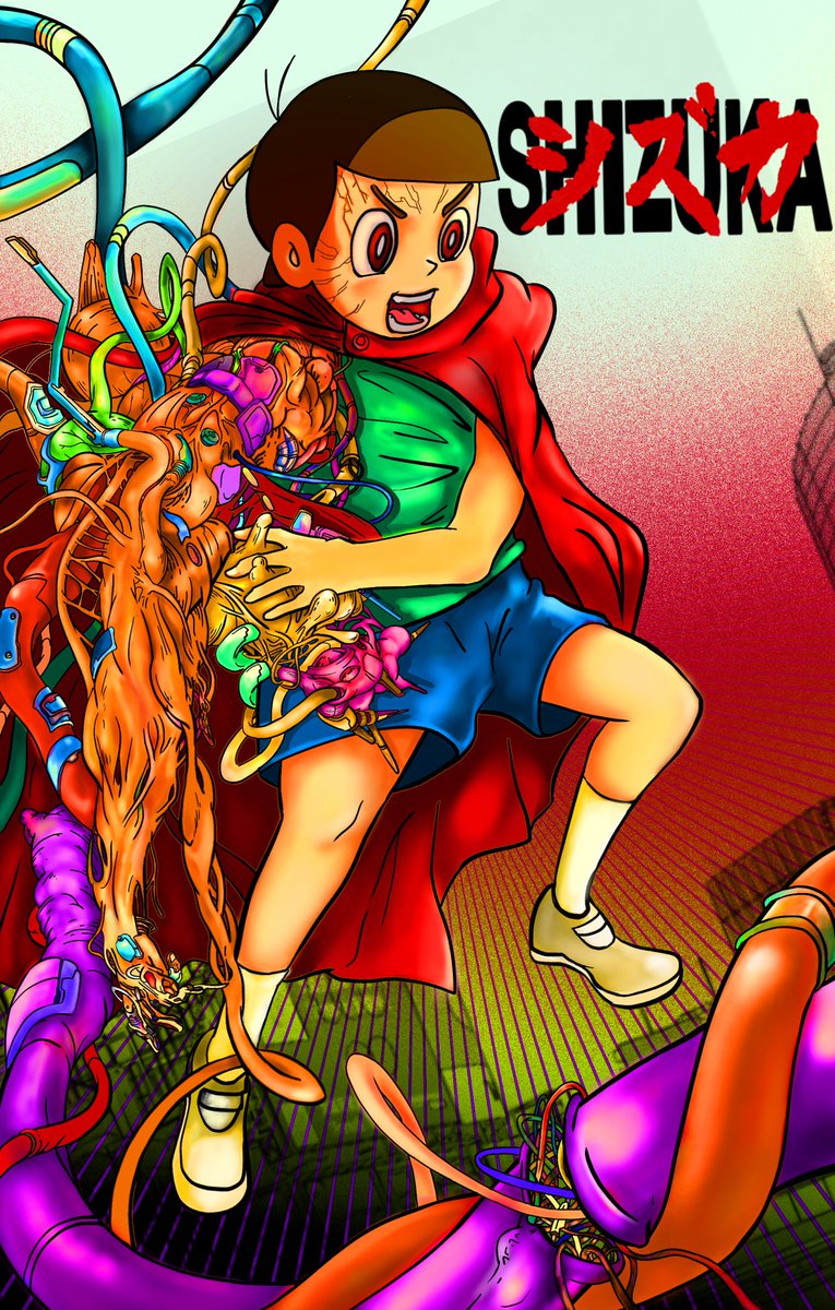 【のび太ァ】#出木杉くん　
#AKIRA    #ドラえもん