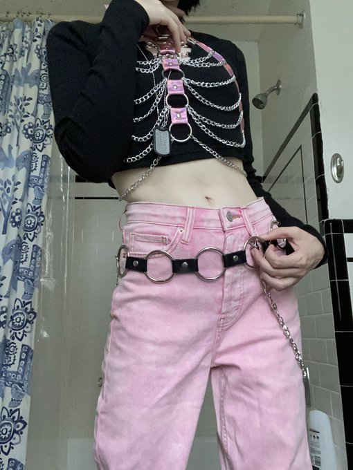 Today I provide you with pastel goth femboy content... tomorrow? Probably more femboy content. 💖 https://t<a href="/tag/femboy"class="tags"><span>#femboy</span></a>