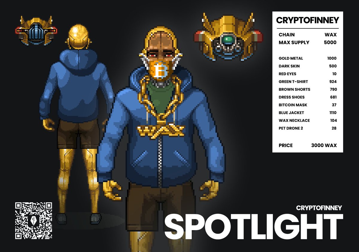 We're going to start highlighting the coolest CryptoFinney's we see on the market, here's the first 😍

wax.atomichub.io/market/sale/12… <a href="/KennethBosak/">₿roKenn</a> <a href="/CryptoStache/">'Stache</a> <a href="/WAX_io/">WAX</a> <a href="/RoninDaCC/">Ronin The Collector</a>