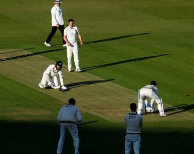 How were you out?
Me: tight run out, was probably in!