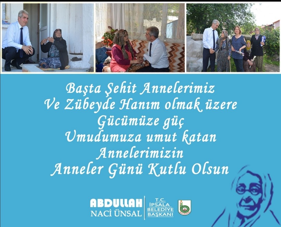Beni doğuran, sonsuz koşulsuz sevgiyle, dualarla büyüten rahmetli annemi özlemle anarak, 
Başta Mustafa Kemal Atatürk'ün annesi Zübeyde Hanım ve şehit annelerimiz  olmak üzere, oğlum ve kızım anneleri eşim Nurcan Ünsal ve
bütün annelerimizin, Anneler Gününü kutluyorum.