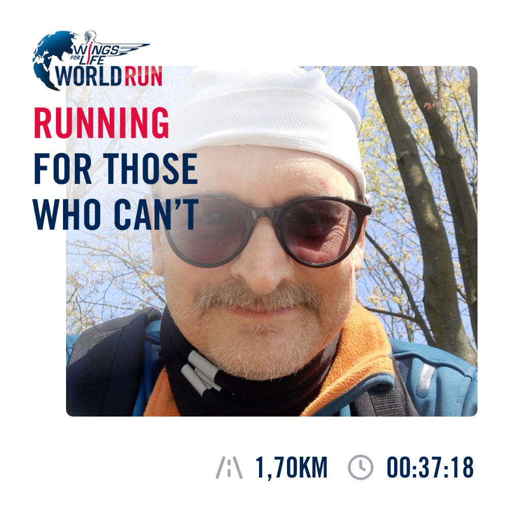 Miał być 1 kilometr, #Małysz mnie dopadł przy 1,7. Płaczę z bólu, ale JEST TO!
#wingsforlifeworldrun #wingsforlife #worldrun #wflworldrun