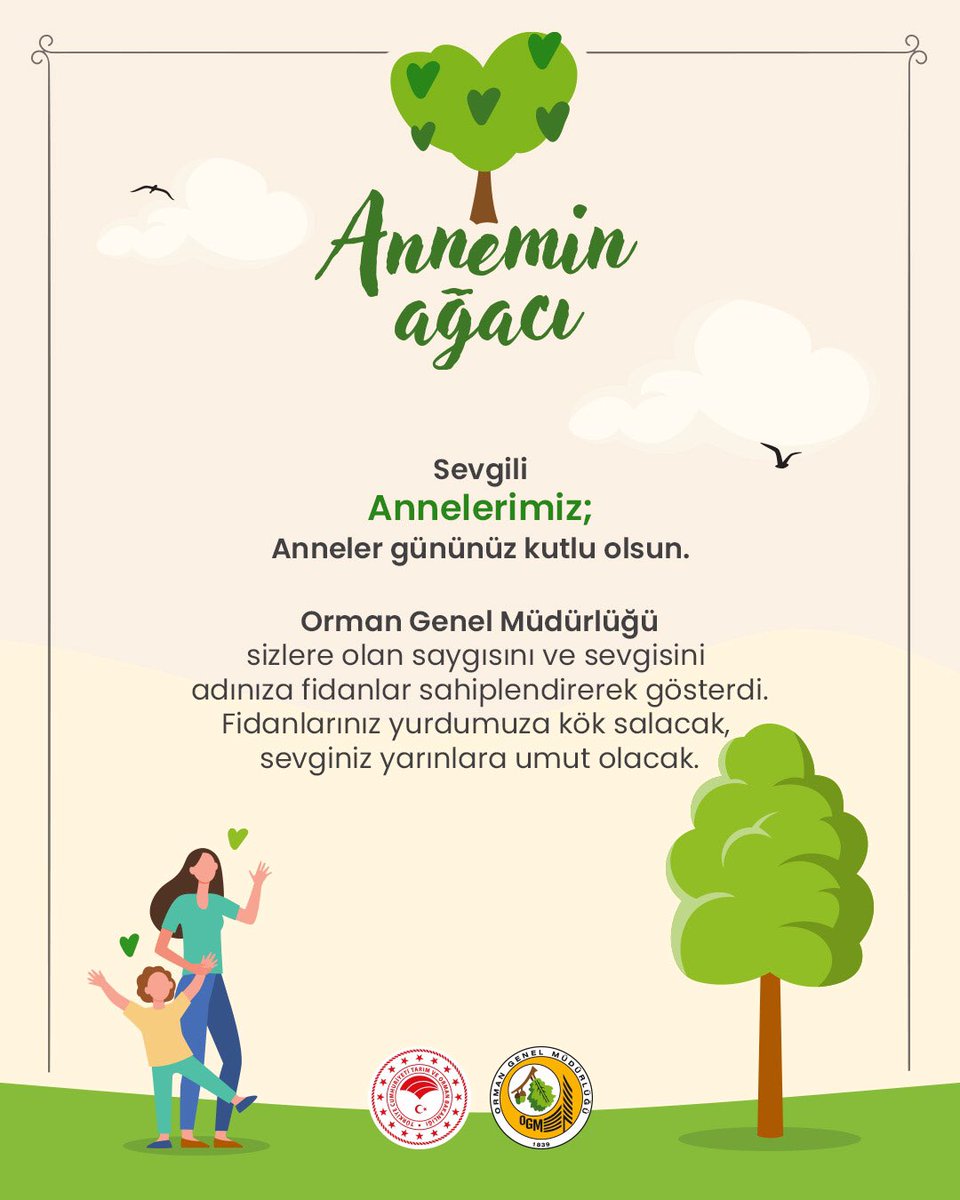 Annelerimizin hatırası ile yurdun dört bir yanında kök salacak ormanlar için anneniz adına ücretsiz olarak fidan sahiplenebilirsiniz.