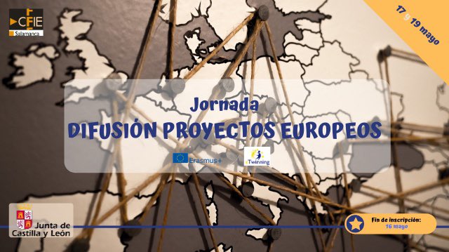 Asesoría de Inglés (@cfiesaingl) on Twitter photo ¡¡Feliz día de Europa!! Si aún estáis pensando en ideas para desarrollar proyectos europeos en vuestros centros, no lo dudéis, inscribiros a la jornada de Difusión de Proyectos Europeos del <a href="/cfiesalamanca/">CFIE SALAMANCA</a> reforacen.educa.jcyl.es/convocatoria/f… hasta el 16 de mayo #internacionalizaCyL ¡¡Feliz día de Europa!! Si aún estáis pensando en ideas para desarrollar proyectos europeos en vuestros centros, no lo dudéis, inscribiros a la jornada de Difusión de Proyectos Europeos del <a href="/cfiesalamanca/">CFIE SALAMANCA</a> reforacen.educa.jcyl.es/convocatoria/f… hasta el 16 de mayo #internacionalizaCyL