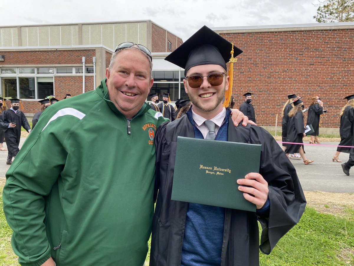 Four years has never gone by so quickly!!! So proud of my son Colby!!  Husson University, 2021!!