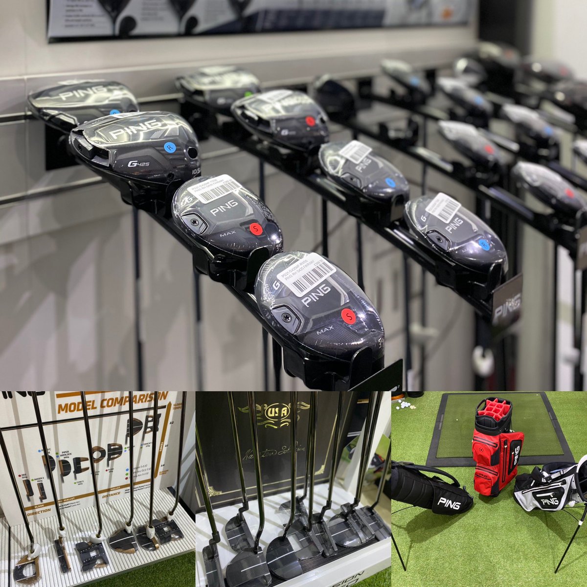 We are now fully stocked on Ping gear &amp; bags! We have a massive selection here at Gamola Golf &amp; will surely have anything a Ping fan could be after... From the incredible Hoofer range of bags to the new G425 series we have got you covered! 

#Ping #PingGolf #Golf #ScottishGolf
