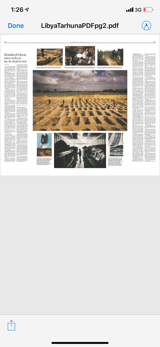 Mass murder and the sin of silence. For years, everyone in power knew about the Kaniyat’s brutalities but didn’t act, including the #Libyan govt and the #UN. Our story from #Tarhuna on WaPo’s Sunday front page with powerful photos from ⁦@LorenzoTug⁩ washingtonpost.com/world/interact…