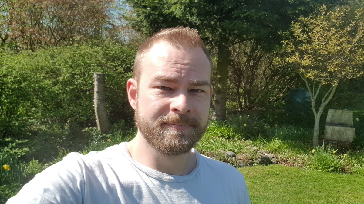 Eupraxion's tweet photo. Who needs a fancy hair dresser when you have a mother and know how to trim your own beard!

Only slept 3 hours last night, but feeling alright today.

It's good to be with family!

#RawX #mentalhealth https://t.co/kBcu00NfOo