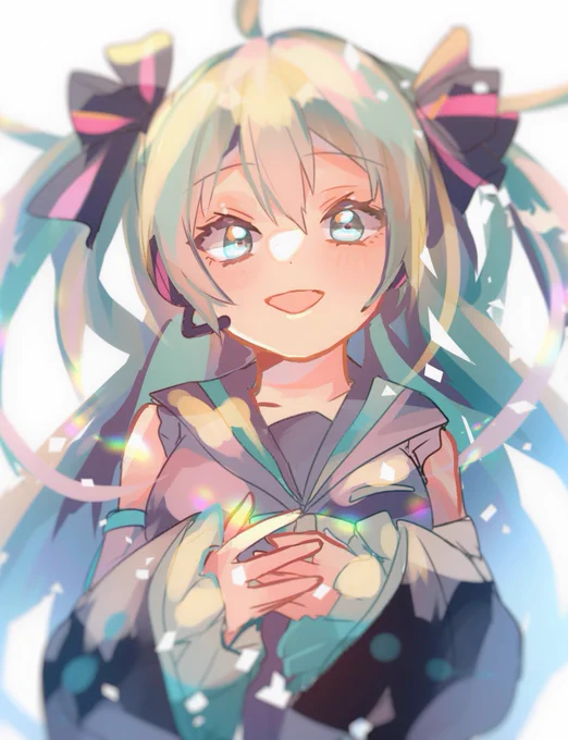 ツーサイドアップ+セーラーミクさん 