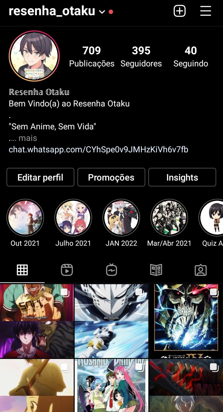 resenha_otaku on X: Venha conhecer e participar da nossa comunidade no  Instagram. Lá temos posts variados e diários, prévias de animes que irão  estrear durante o ano e muitas resenhas de alguns