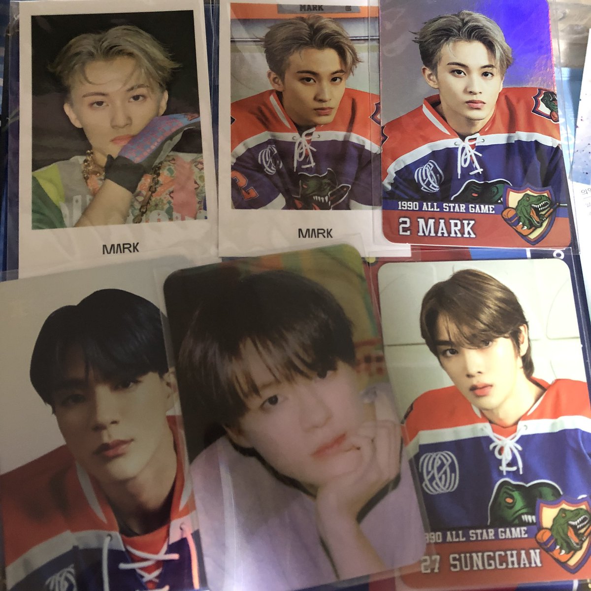 bluethatt's tweet photo. #nct #마크 #제노 #성찬
마크 나인티스럽 구공럽 폴라 트레카
제노 홀로그램 포카 
성찬 구공럽 트레카
#sell https://t.co/pPTn2PNic4