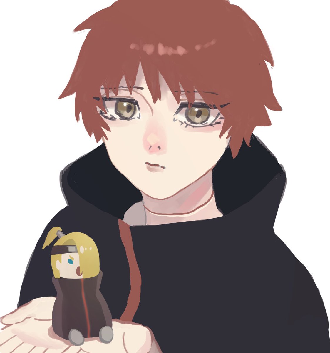 「だ、旦那⁈ なんだそれ！うん！」
「見りゃわかるだろ。おまえだ。」

「いやそれはわかるけど…うん…」