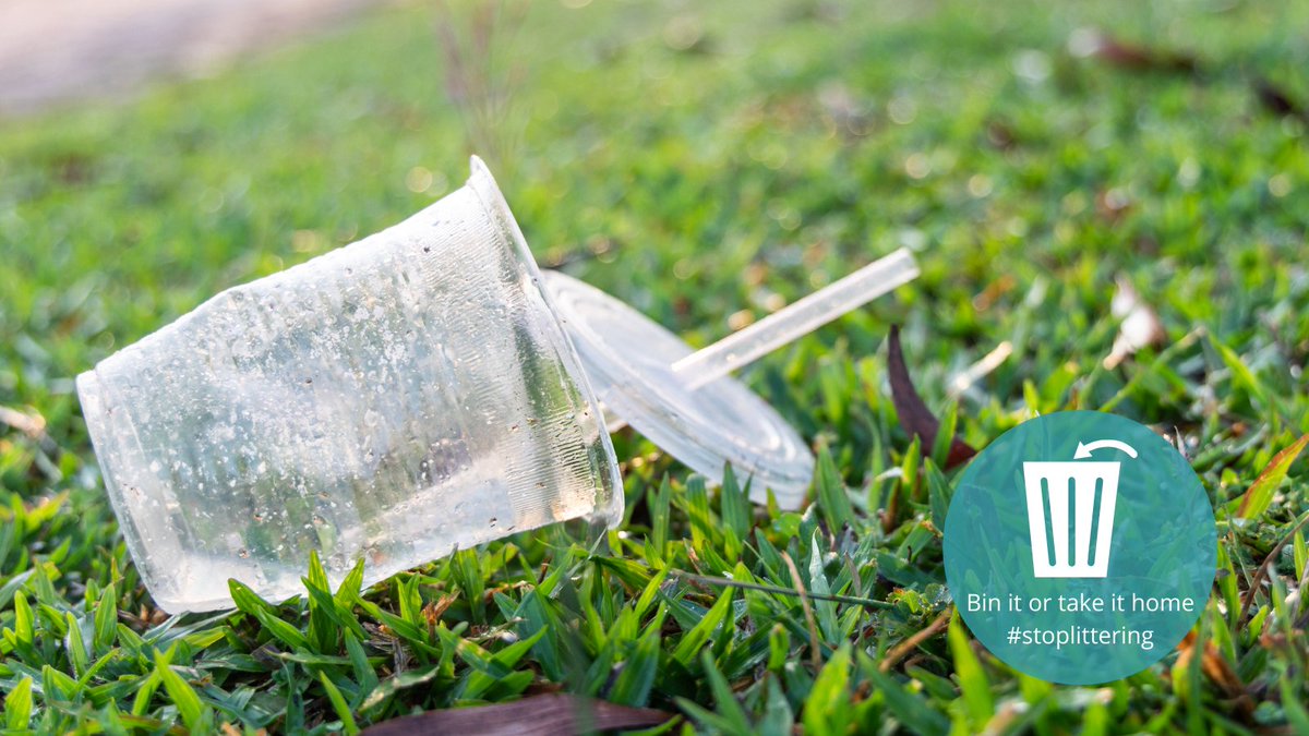 ElmbridgeBC's tweet photo. Help us tackle litter. If you enjoy drinks or coffee in the park today, crush you empty cups &amp; cans before you put them in the bin. If bins are full, please take your rubbish home #keepelmbridgeclean #lovewhereyoulive https://t.co/9sxGBVXkNf