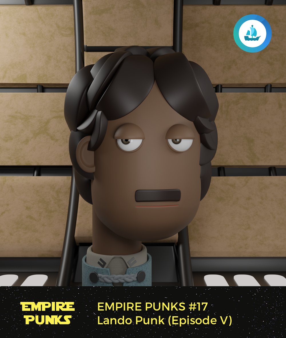empirepunks's tweet photo. #Leia punk and #Lando punk from Episode V are here! #NfT #NFTCommunity #nftcollector #NFTartist #starwars #empirepunks https://t.co/dC5oRTbvCR