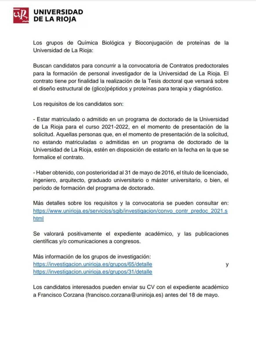 Jóvenes Investigadores Químicos (JIQ-RSEQ) tweet media