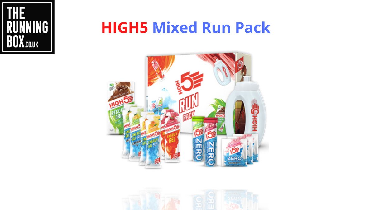 **FREE GIVE AWAY!**

For a chance to win a free High5 <a href="/HIGH5Nutrition/">HIGH5</a> Mixed Run Pack  

☑️ Follow us 
☑️ Retweet
☑️ Tag 3 friends
 
Winner announced on Wednesday 12th May at 3pm