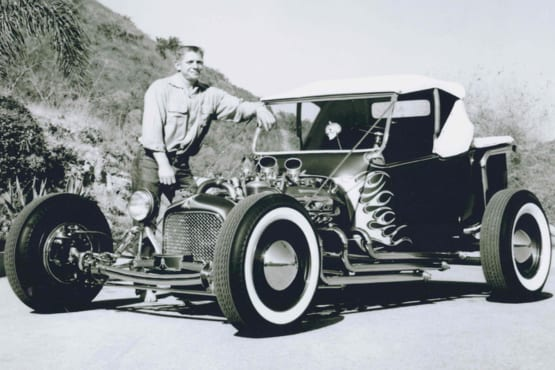 But the car ID stickler in me is compelled to note Mom is NOT a 1928 Porter; she is a 1923 Ford Model T touring, originally built as a 283 Chevy powered hot rod by my late great pal Norm Grabowski- who also built the iconic "Kookie T" for 77 Sunset Strip.