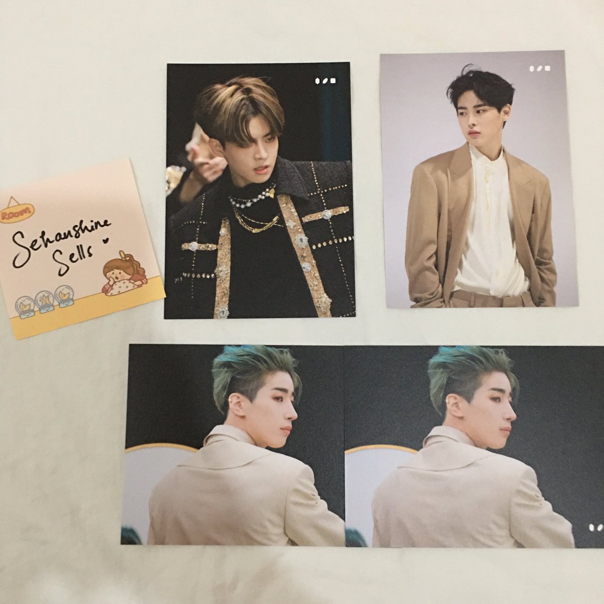  Victon VTFIN POB Postcards40php eachQrt (quote retweet) mine + member + quantity if you’ll get 2 seungwoo