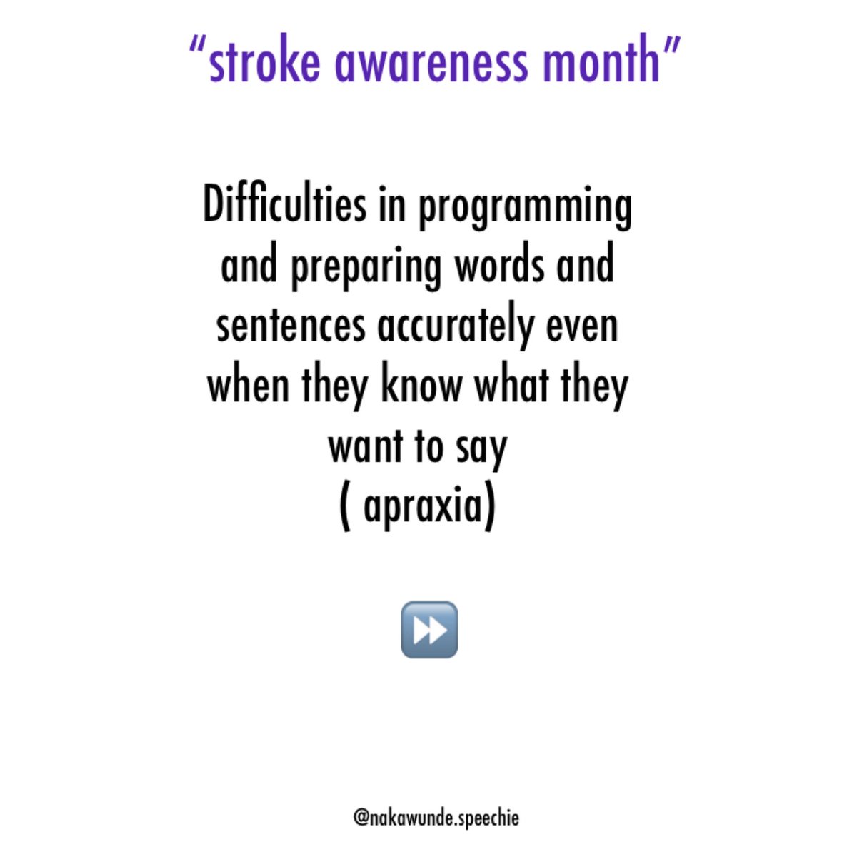 Stoke awareness month. #stroke #aphasia #dysphagia #apraxia 
<a href="/houseofspeech_/">House of Speech</a>