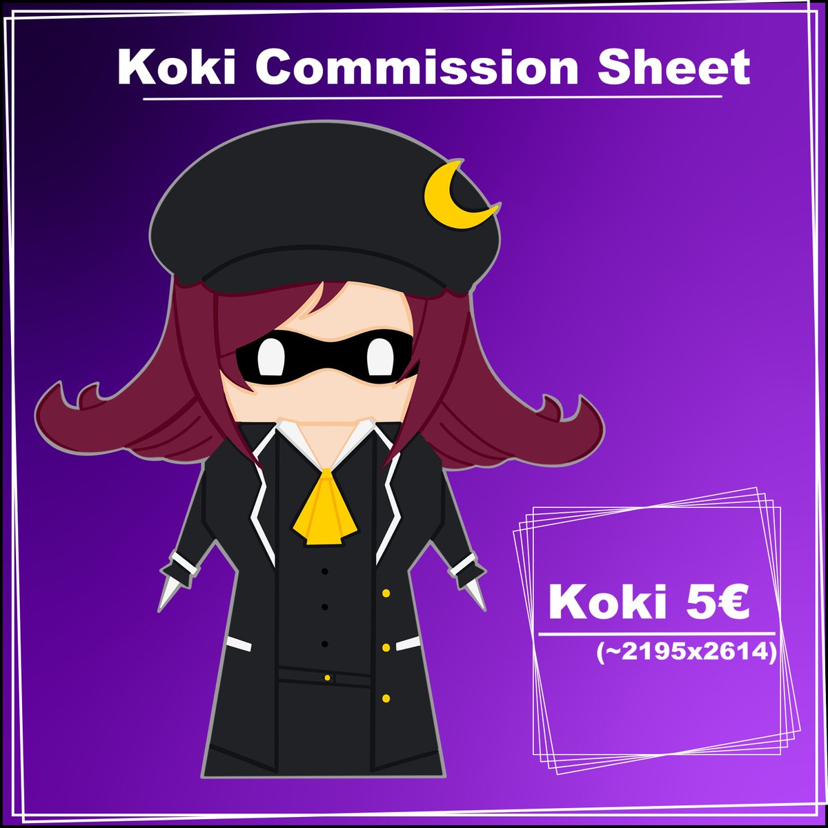 AutreCursaw's tweet photo. J'en avais parlé il y a un moment. Voici ma fiche pour les commission de Koki.

En réponses à ce tweet vous trouverais d'autre exemple de Koki https://t.co/ix6fAbKtF9