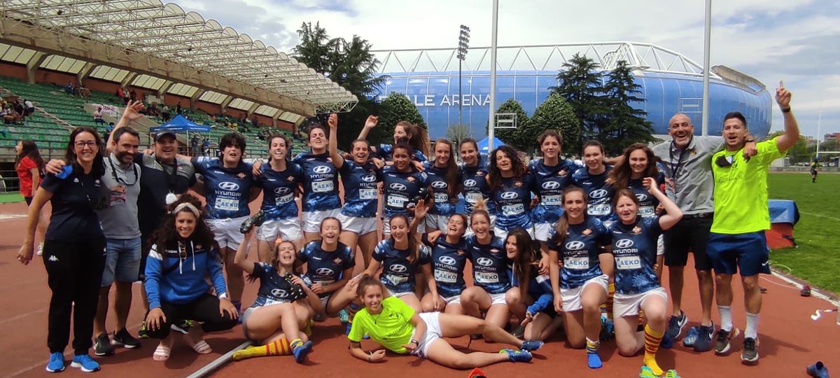 🥉 Punt i final a la fase d’ascens a la Divisió d’Honor B Femenina en tercera posició!

Tot i no haver pogut aconseguir l’ascens, marxem de Sant Sebastià orgulloses de la feina feta i el gran nivell mostrat. 🏉

Felicitats a l’equip pel seu compromís. Tornarem! 💙

#FerroSantBoi