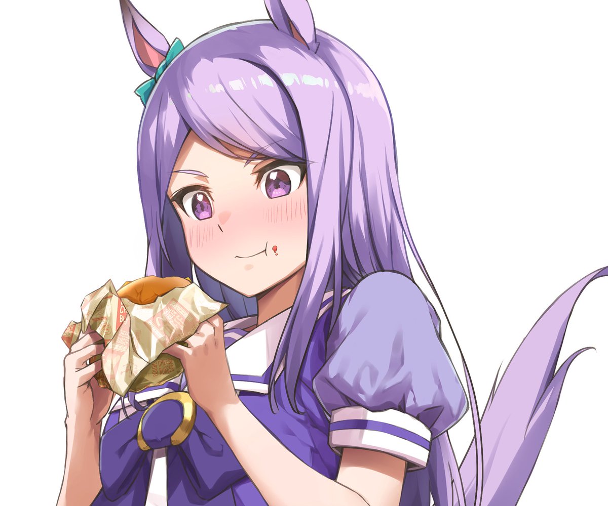 メジロマックイーン(ウマ娘) 「買い食いマックイーン 」|ナポリたんのイラスト