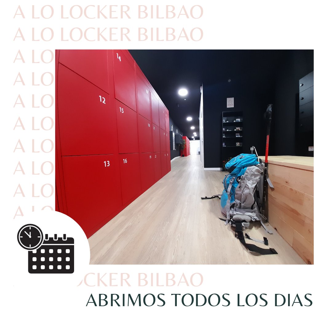 alolocker's tweet photo. ¿Buscas un lugar cómodo y seguro para guardar tus maletas o compras mientras disfrutas de Bilbao?🧳🎒🛍
👉https://t.co/Wm9oMDCWnc
🇬🇧🇬🇧
Are you looking for a comfortable and safe place to store your bags or shopping while enjoying #Bilbao? 🧳🎒🛍
👉https://t.co/7i0h5GZYXq https://t.co/F0WgLrWKFA