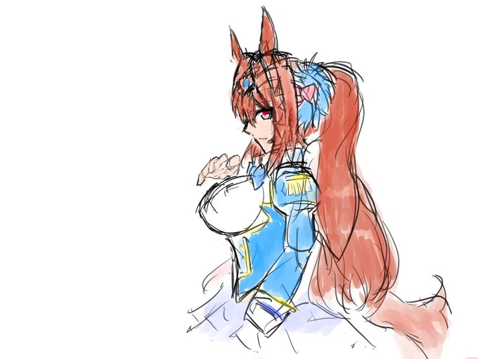 ダスカがこっち見てるぞ!!!可愛いね!!!! 