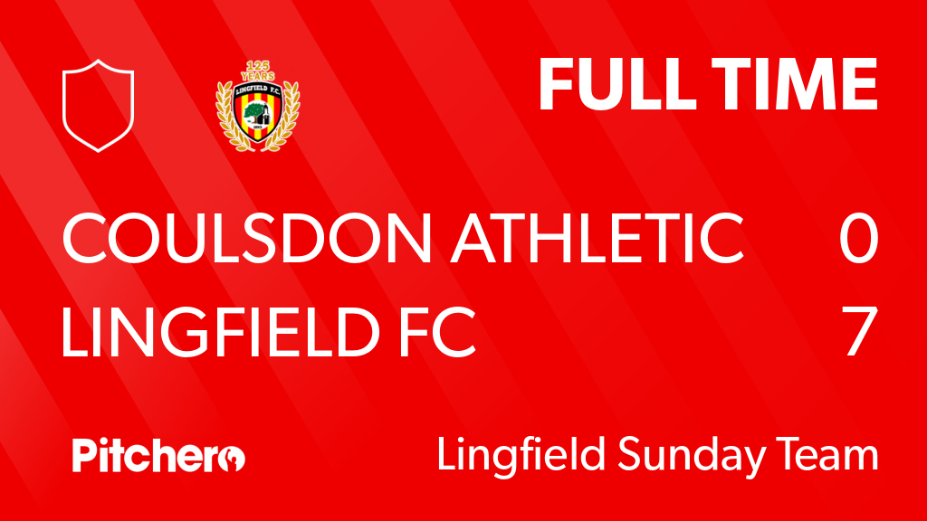 Lingfield_FC's tweet photo. FULL TIME: Coulsdon Athletic 0 - 7 Lingfield FC
#COULIN #Pitchero
https://t.co/joBtJmM6yO https://t.co/9XBrVecrKi