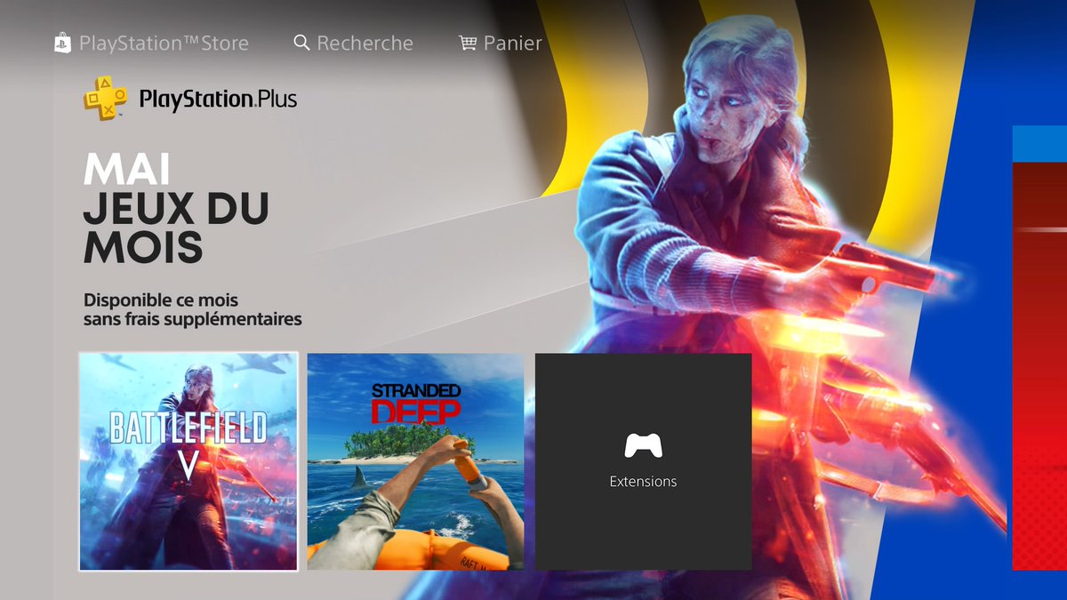 Battlefiel V est gratuit ce mois go le télécharger  #PS4share