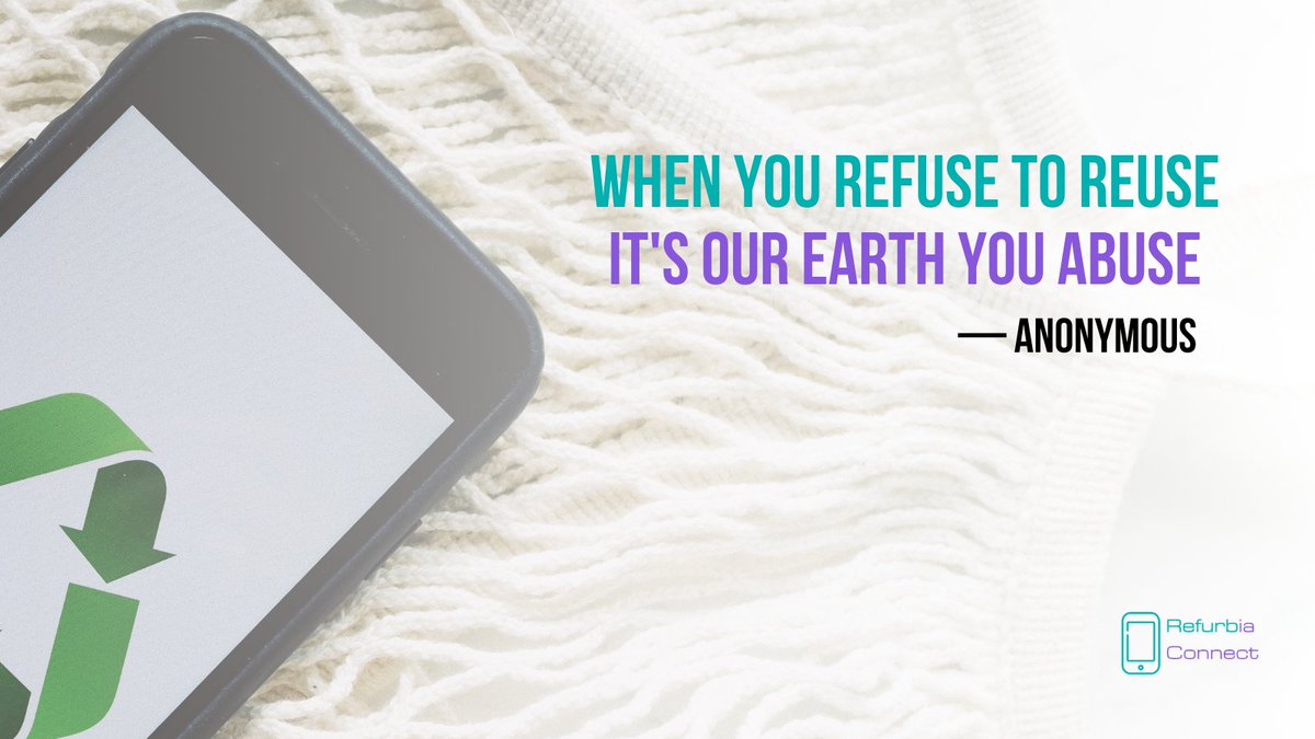 It's time to think about what we are doing.  

Let's do our part to help preserve the environment and pass on a healthy planet to future generations. 

Hit the thumbs up button if you agree. 👍

#endewaste #refurbishedtech #rethink #zerowaste  #savetheplanet #gogreen